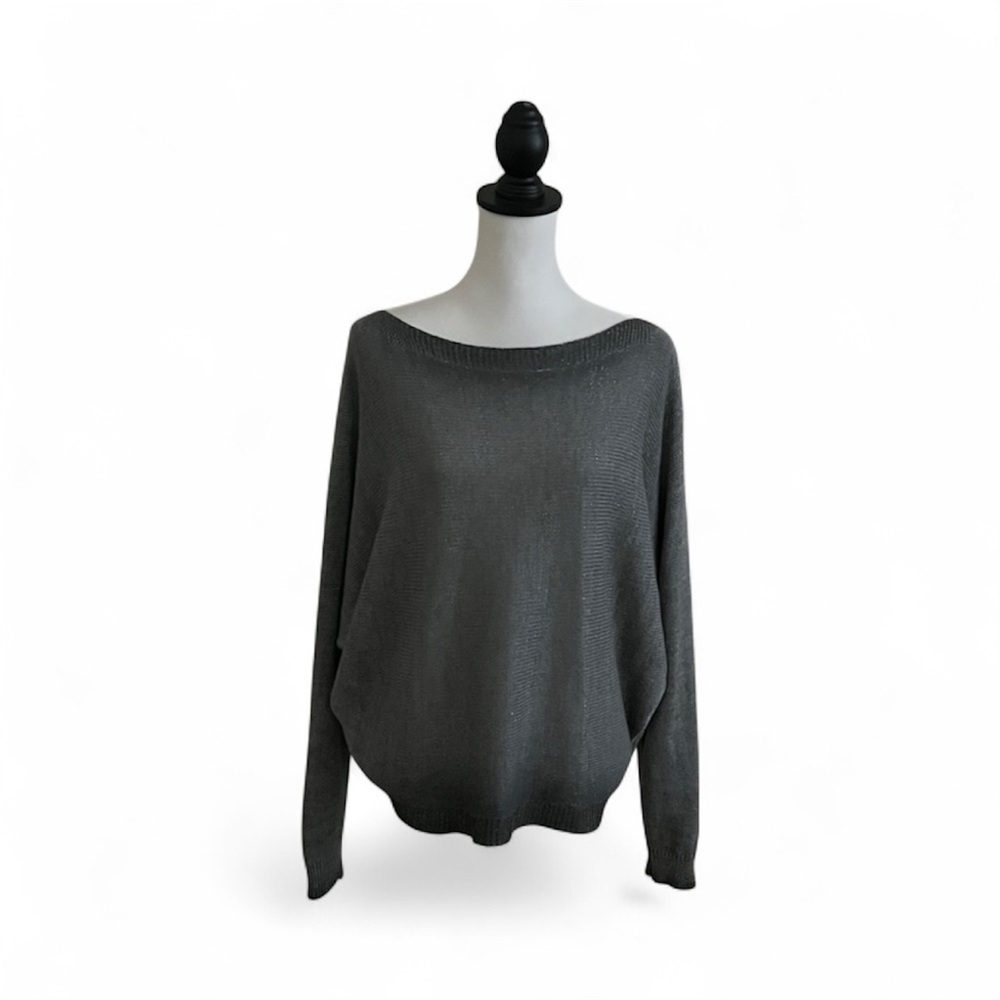 GiGi Moda Chic Gray Women's long sleeve Cardigan - Picture 2 of 11